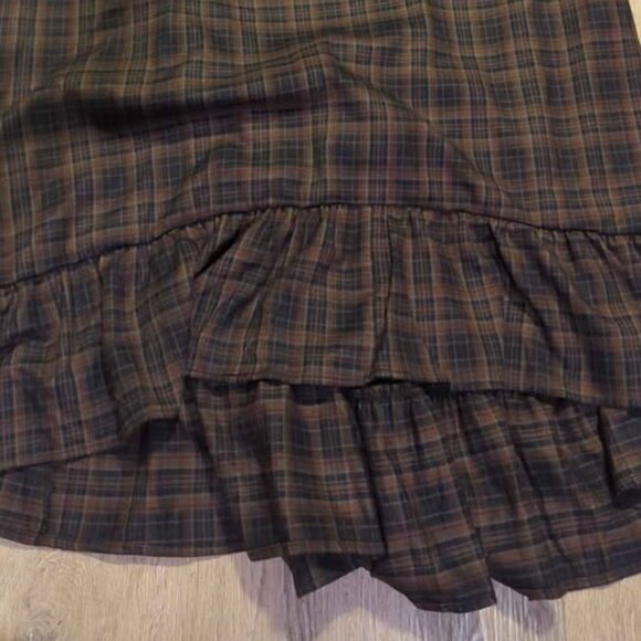Disturbia embia check ruffle maxi skirt size 4 new - Picture 4 of 4